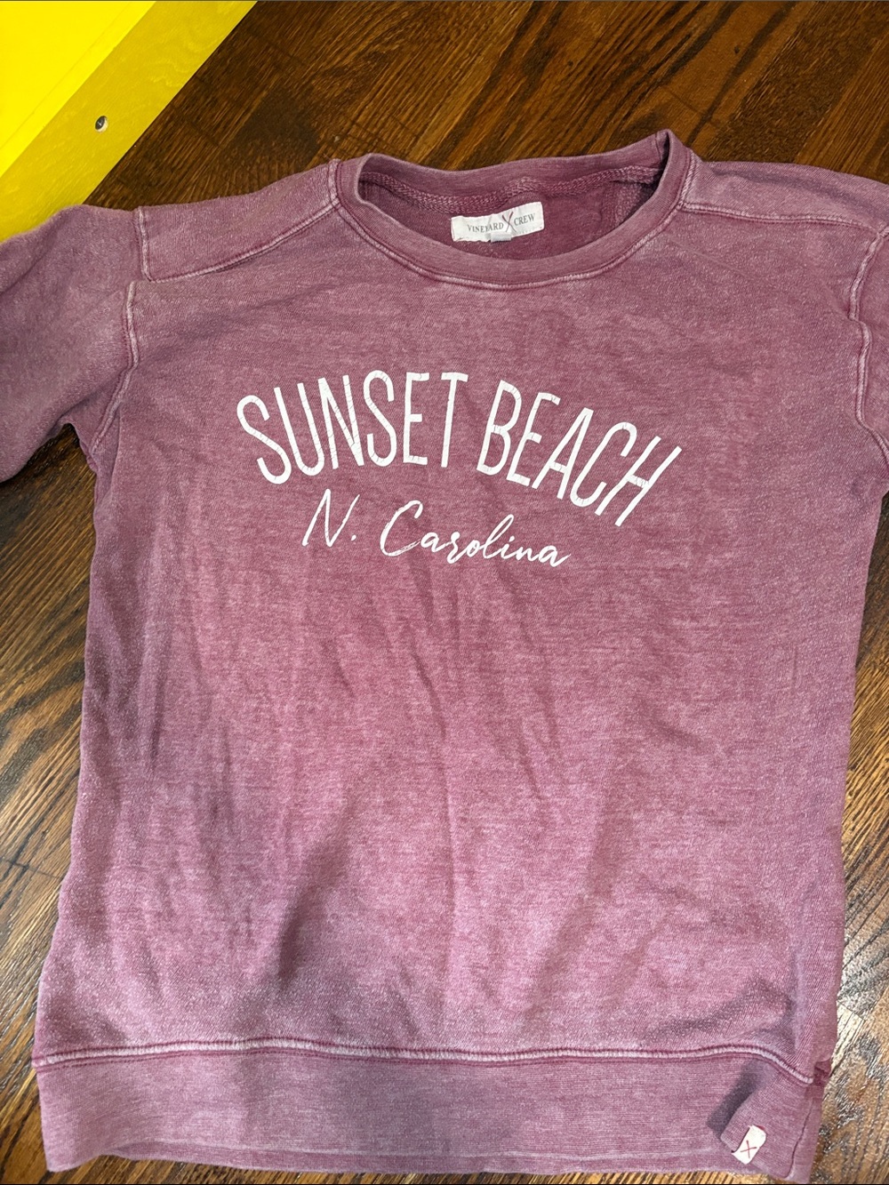Sunset Beach N. Carolina Crewneck Sweatshirt - size small/slightly oversized